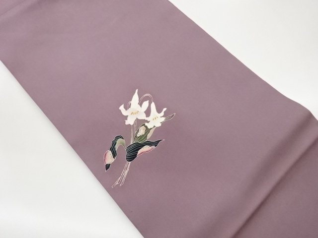 JAPANESE KIMONO / NAGOYA OBI / SHIOZE / YUZEN / LILY 
